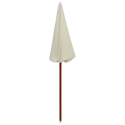 Vrtni suncobran s čeličnim stupom 180 cm boja pijeska - Pijesak 180 cm 1 Pijesak Cijena