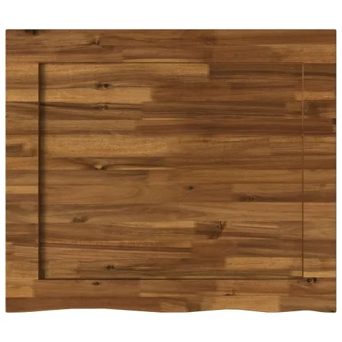 Pravokutni stolni vrh 80 x 60 x 3,2 cm Pravokutni - Prirodna 80 x 60 x 3,2 cm Živi rub 1 strana Cijena