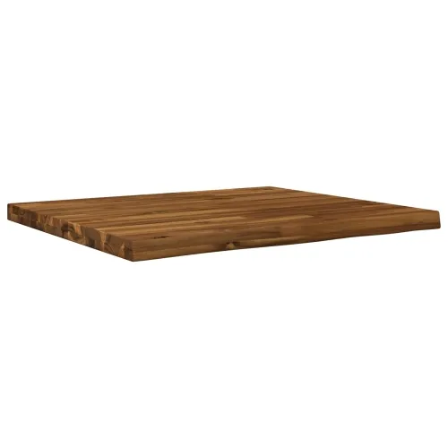 Pravokutni stolni vrh 80 x 60 x 3,2 cm Pravokutni - Prirodna 80 x 60 x 3,2 cm Živi rub 1 strana Cijena