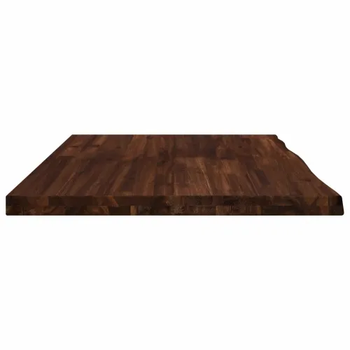 Pravokutni stolni vrh 100 x 60 x 3,2 cm Pravokutni - Tamno smeđa 100 x 60 x 3,2 cm Živi rub 1 strana Cijena