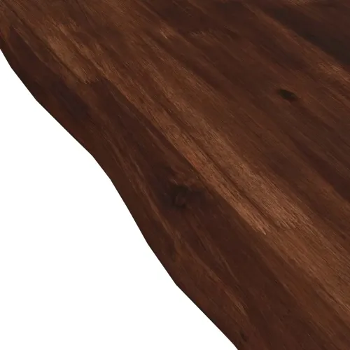 Pravokutni stolni vrh 110 x 60 x 3,2 cm Pravokutni - Tamno smeđa 110 x 60 x 3,2 cm Živi rub 1 strana Cijena