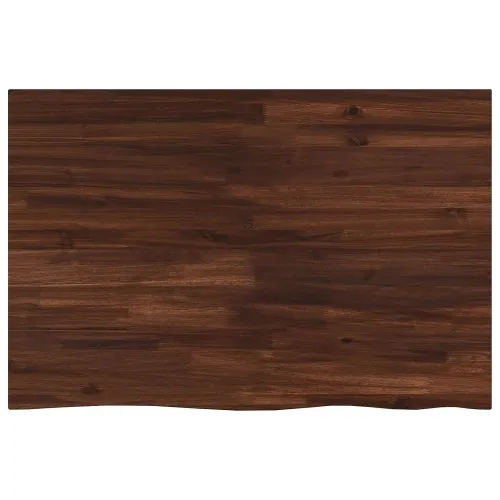 Pravokutni stolni vrh 110 x 60 x 3,2 cm Pravokutni - Tamno smeđa 110 x 60 x 3,2 cm Živi rub 1 strana Cijena