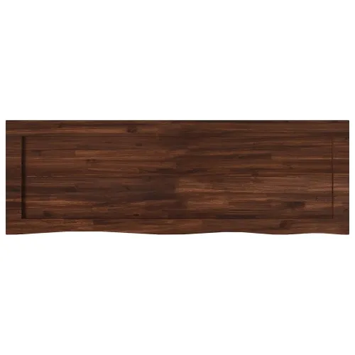 Pravokutni stolni vrh 130 x 60 x 3,2 cm Pravokutni - Tamno smeđa 130 x 60 x 3,2 cm Živi rub 1 strana Cijena