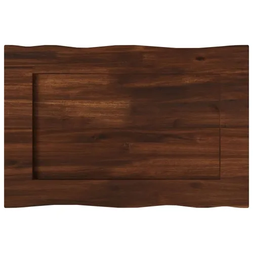 Pravokutni stolni vrh 50 x 40 x 3,2 cm Pravokutni - Tamno smeđa 50 x 40 x 3,2 cm Živi rub 2 strane Cijena