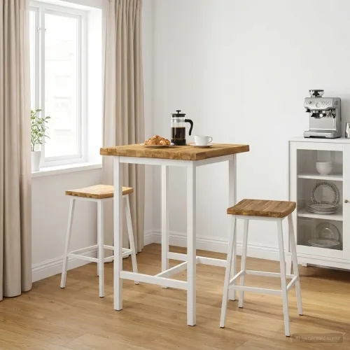 Pravokutni stolni vrh 80 x 40 x 3,2 cm Pravokutni - Bijela 80 x 40 x 3,2 cm Živi rub 2 strane Cijena