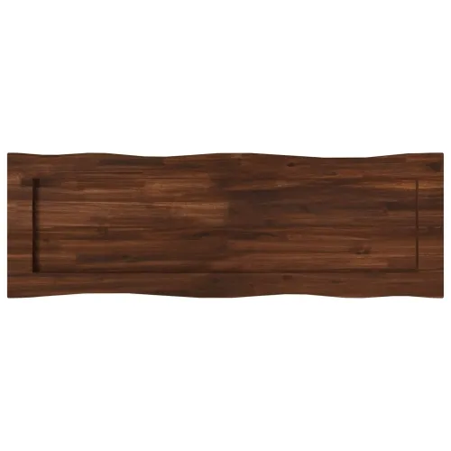 Pravokutni stolni vrh 110 x 40 x 3 cm Pravokutni - Tamno smeđa 110 x 40 x 3,2 cm Živi rub 2 strane Cijena