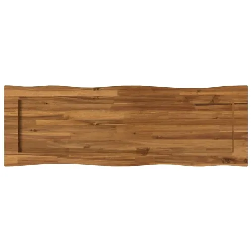 Pravokutni stolni vrh 110 x 40 x 3 cm Pravokutni - Prirodna 110 x 40 x 3,2 cm Živi rub 2 strane Cijena