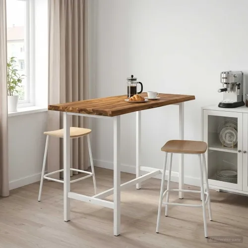 Pravokutni stolni vrh 110 x 40 x 3 cm Pravokutni - Prirodna 110 x 40 x 3,2 cm Živi rub 2 strane Cijena