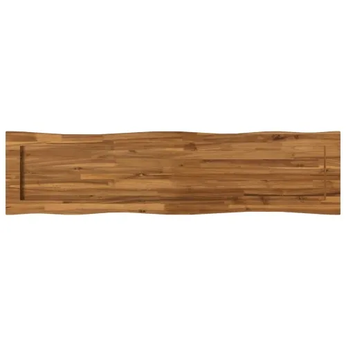 Pravokutni stolni vrh 160 x 40 x 3 cm Pravokutni - Prirodna 160 x 40 x 3,2 cm Živi rub 2 strane Cijena
