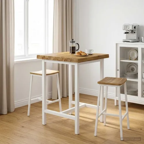 Pravokutni stolni vrh 60 x 60 x 3,2 cm Četvrtasti - Bijela 60 x 60 x 3,2 cm Živi rub 2 strane Cijena