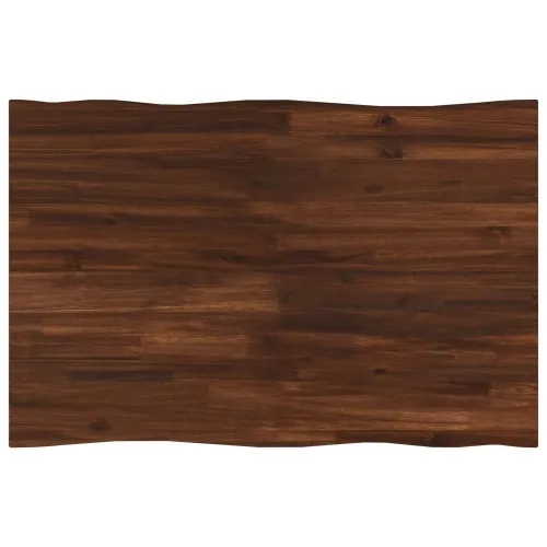 Pravokutni stolni vrh 80 x 60 x 3,2 cm Pravokutni - Tamno smeđa 80 x 60 x 3,2 cm Živi rub 2 strane Cijena