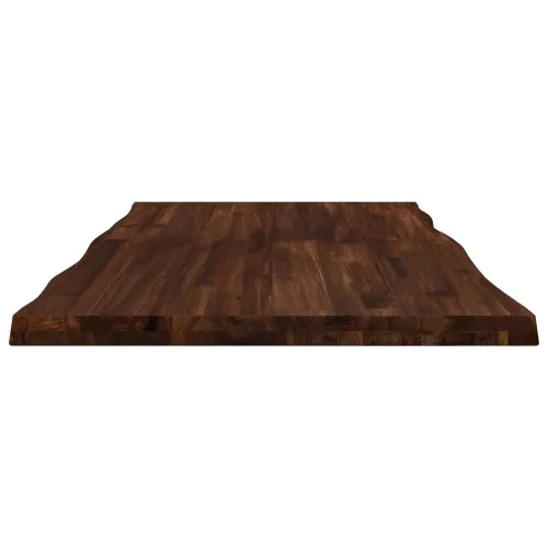 Pravokutni stolni vrh 110 x 60 x 3 cm Pravokutni - Tamno smeđa 110 x 60 x 3,2 cm Živi rub 2 strane Cijena