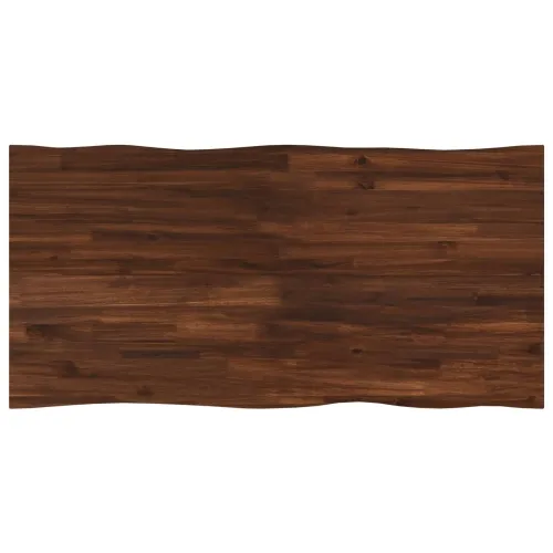 Pravokutni stolni vrh 120 x 60 x 3 cm Pravokutni - Tamno smeđa 120 x 60 x 3,2 cm Živi rub 2 strane Cijena