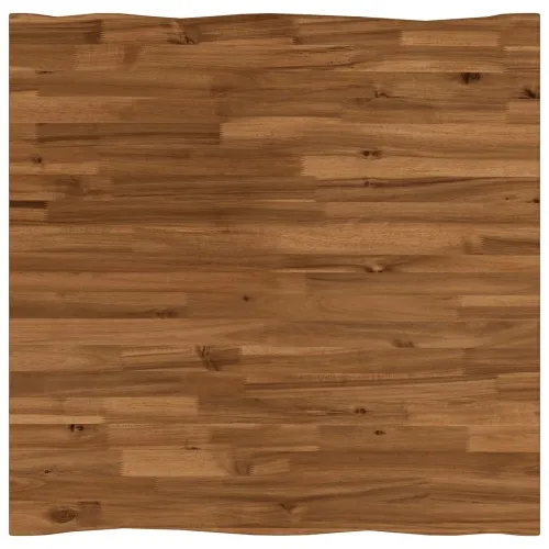 Pravokutni stolni vrh 80 x 80 x 3,2 cm Četvrtasti - Prirodna 80 x 80 x 3,2 cm Živi rub 2 strane Cijena