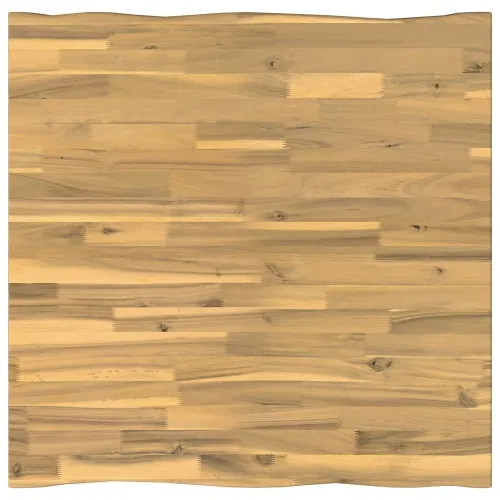 Pravokutni stolni vrh 80 x 80 x 3,2 cm Četvrtasti - Bijela 80 x 80 x 3,2 cm Živi rub 2 strane Cijena