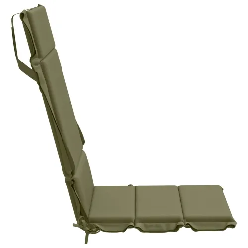 Jastučići za stolice s visokim naslonom - 2 komada GEMERT 2 pcs - Maslinasta zelena (melange) 120 x 50 x 3 cm 2 Cijena