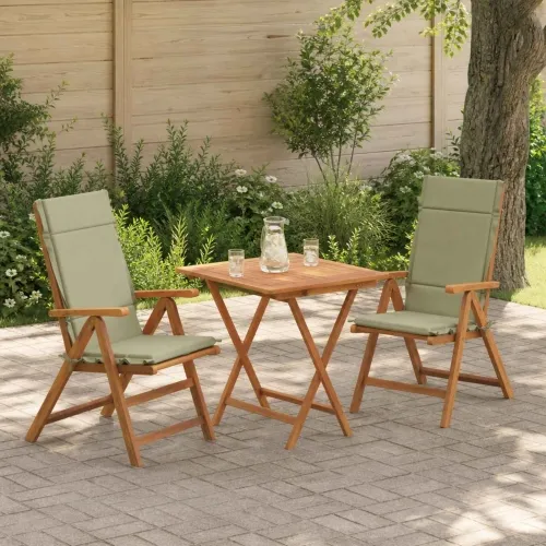 Jastučići za stolice s visokim naslonom - 2 komada GEMERT 2 pcs - Svijetlo zelena (melange) 120 x 50 x 3 cm 2 Cijena