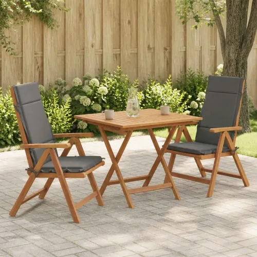 Jastučići za stolice s visokim naslonom - 2 komada GEMERT 2 pcs - Siva (melange) 120 x 50 x 3 cm 2 Cijena