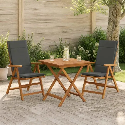Jastučići za stolice s visokim naslonom - 2 komada GEMERT 2 pcs - Antracit (poliester) 120 x 50 x 3 cm 2 Cijena