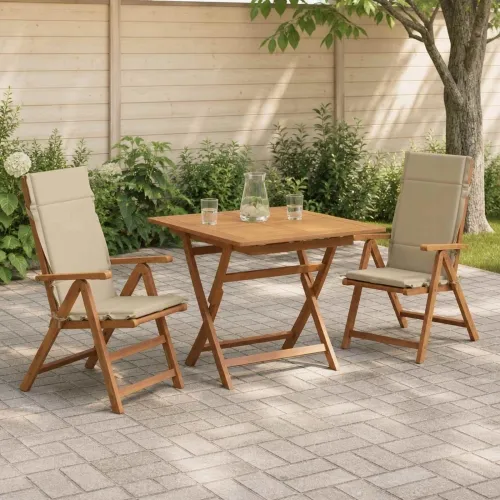 Jastučići za stolice s visokim naslonom - 2 komada GEMERT 2 pcs - Bež (poliester) 120 x 50 x 3 cm 2 Cijena