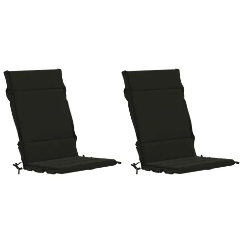 Jastučići za stolice s visokim naslonom - 2 komada GEMERT 2 pcs - Crna (poliester) 120 x 50 x 3 cm 2 Cijena