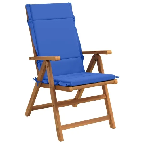 Jastučići za stolice s visokim naslonom - 4 komada GEMERT 4 pcs - Kraljevsko plava (polister) 120 x 50 x 3 cm 4 Cijena
