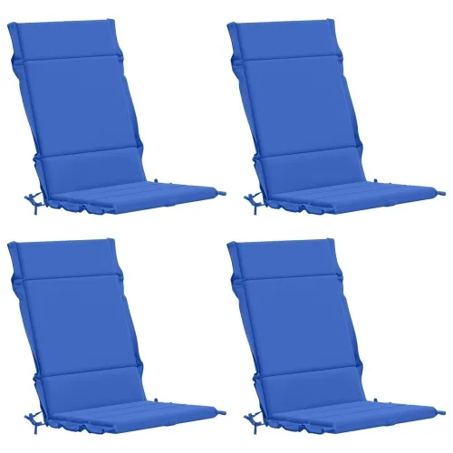 Jastučići za stolice s visokim naslonom - 4 komada GEMERT 4 pcs - Kraljevsko plava (polister) 120 x 50 x 3 cm 4 Cijena