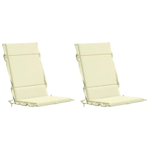 Jastučići za stolice s visokim naslonom - 2 komada GEMERT 2 pcs - Krem (poliester) 120 x 50 x 3 cm 2 Cijena