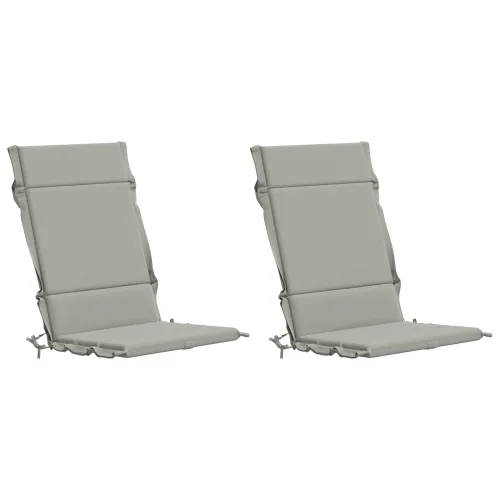 Jastučići za stolice s visokim naslonom - 2 komada GEMERT 2 pcs - Siva (poliester) 120 x 50 x 3 cm 2 Cijena