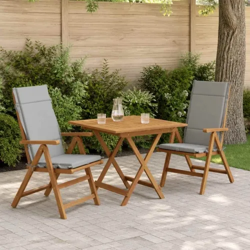 Jastučići za stolice s visokim naslonom - 2 komada GEMERT 2 pcs - Siva (poliester) 120 x 50 x 3 cm 2 Cijena