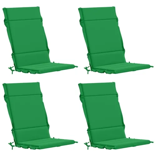 Jastučići za stolice s visokim naslonom - 4 komada GEMERT 4 pcs - Zelena (poliester) 120 x 50 x 3 cm 4 Cijena