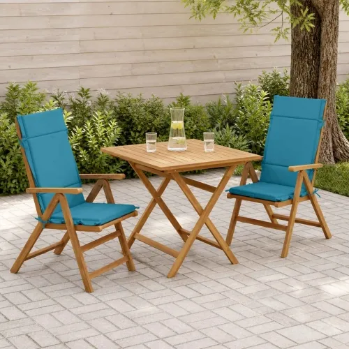 Jastučići za stolice s visokim naslonom - 2 komada GEMERT 2 pcs - Svijetlo plava (polister) 120 x 50 x 3 cm 2 Cijena