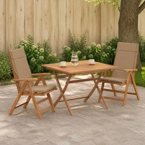 Jastučići za stolice s visokim naslonom - 2 komada GEMERT 2 pcs - Taupe (poliester) 120 x 50 x 3 cm 2 Cijena