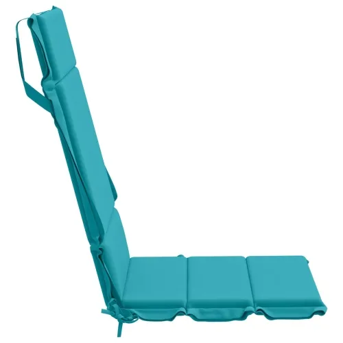 Jastučići za stolice s visokim naslonom - 4 komada GEMERT 4 pcs - Tirkizna (poliester) 120 x 50 x 3 cm 4 Cijena
