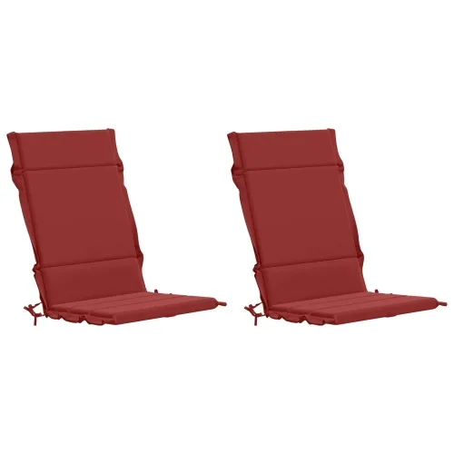 Jastučići za stolice s visokim naslonom - 2 komada GEMERT 2 pcs - Burgundac (poliester) 120 x 50 x 3 cm 2 Cijena