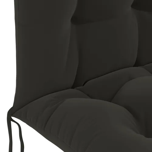 Jastuk za sunčanje PUTTEN 100% poliester Crna 48 x 112 x 10 cm - Crna Poliester Cijena