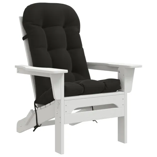 Jastuk za sunčanje PUTTEN 100% poliester Crna 48 x 112 x 10 cm - Crna Poliester Cijena
