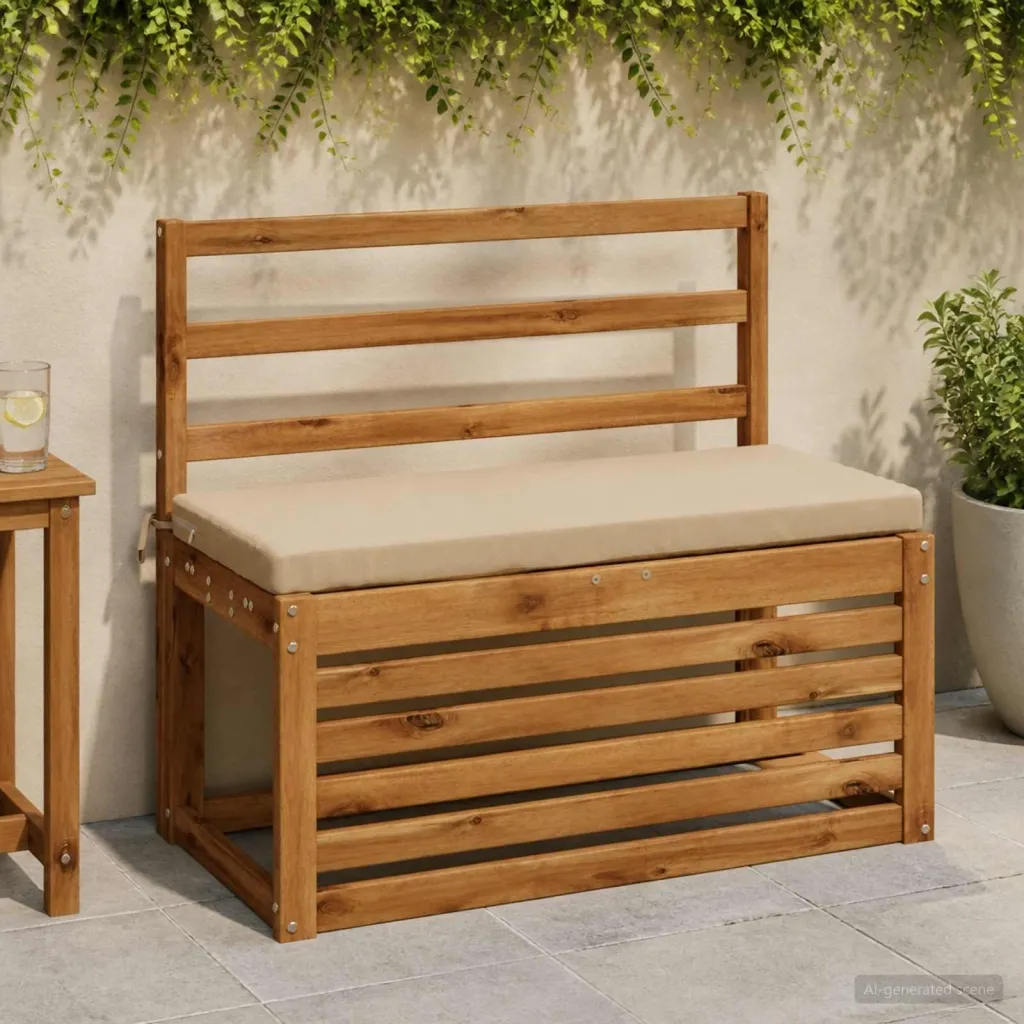 Jastučić za klupu SOEST 100% poliester Pijesak 60 x 40 x 5 cm - Pijesak 60 x 40 x 5 cm Melange