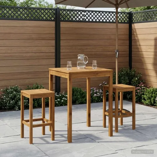 Stol za bar u vrtu Prirodna 80 x 80,5 x 105 cm - Prirodna 80 x 80,5 x 105 cm Cijena