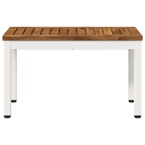 Stolić za kavu Prirodna i bijela 60,5 x 30 x 36 cm - 60,5 x 30 x 36 cm Prirodna i bijela Cijena