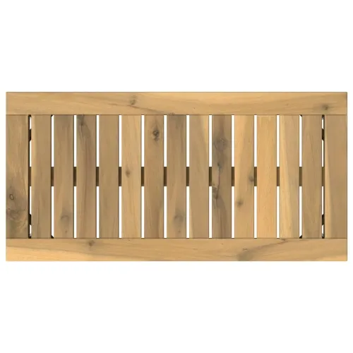 Stolić za kavu Bijela 60,5 x 30 x 36 cm Čvrsto drvo akacije - 60,5 x 30 x 36 cm Bijela Cijena