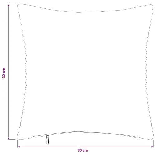 Presvlaka za jastuk 6 pcs HEERLEN Plava 30 x 30 cm Kord - Plava 30 x 30 cm 6 Cijena