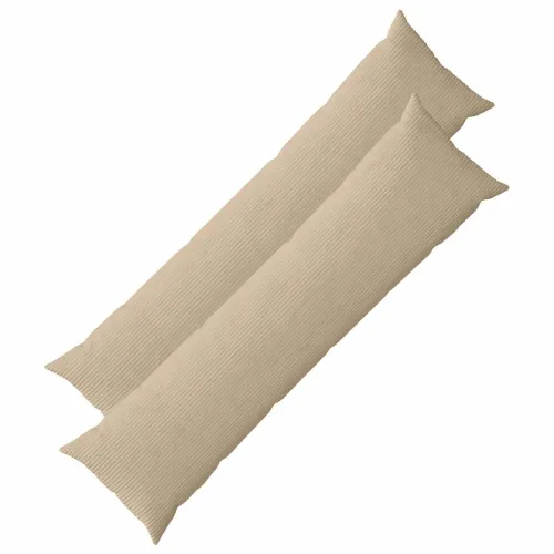 Presvlaka za jastuk 2 pcs HEERLEN Sivosmeđa 40 x 145 cm Kord - Sivosmeđa 40 x 145 cm 2 Cijena