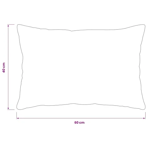 Presvlaka za jastuk 6 pcs HEERLEN Crna 40 x 60 cm Flanel - Crna 40 x 60 cm 6 Cijena
