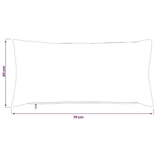 Presvlaka za jastuk 6 pcs HEERLEN Plava 40 x 70 cm Kord - Plava 40 x 70 cm 6 Cijena