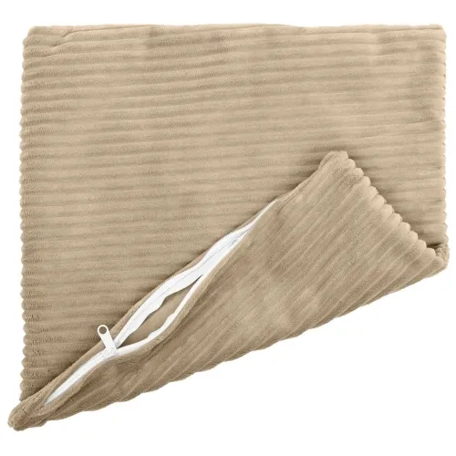 Presvlaka za jastuk 2 pcs HEERLEN Sivosmeđa 45 x 45 cm Kord - Sivosmeđa 45 x 45 cm 2 Cijena