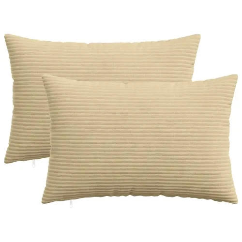 Presvlaka za jastuk 2 pcs HEERLEN Zelena Siva 50 x 70 cm Kord - Svijetlo zelena siva 50 x 70 cm 2 Cijena