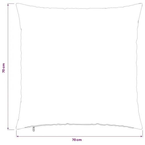 Presvlaka za jastuk 2 pcs HEERLEN Crna 70 x 70 cm Flanel - Crna 70 x 70 cm 2 Cijena