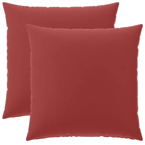 Presvlaka za jastuk 2 pcs HEERLEN Vinska crvena 80 x 80 cm - boja crnog vina 80 x 80 cm 2 Cijena