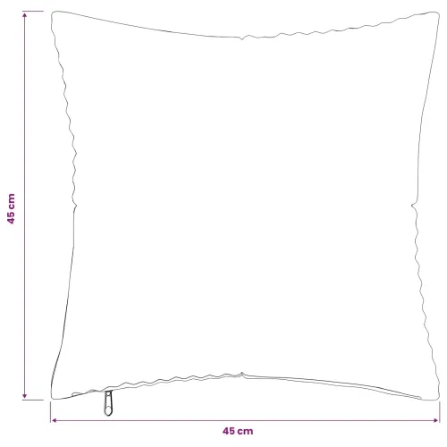 Presvlaka za jastuk 2 pcs ALMELO Smeđa 45 x 45 cm Kord - Smeđa 45 x 45 cm 2 Cijena
